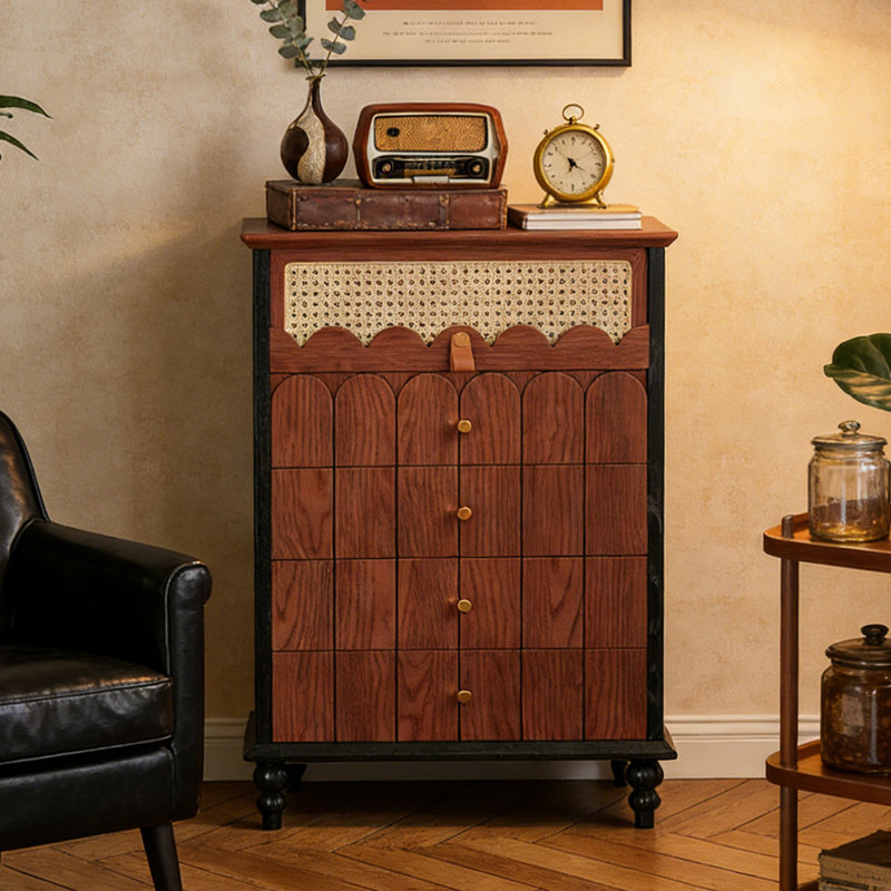 Commode d'appoint style rétro américain