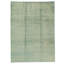 Hand Knotted Area Rug in Green