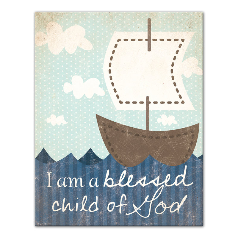 Art sur toile, enfant of dieu Burks, H 14 po x l 11 po x P 1,25 po