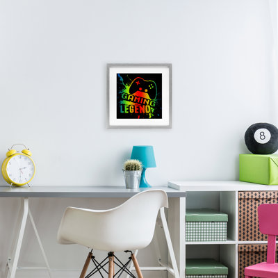 Gradient Gaming Legend, reproduction encadrée sous verre, conception de Marcus Prime