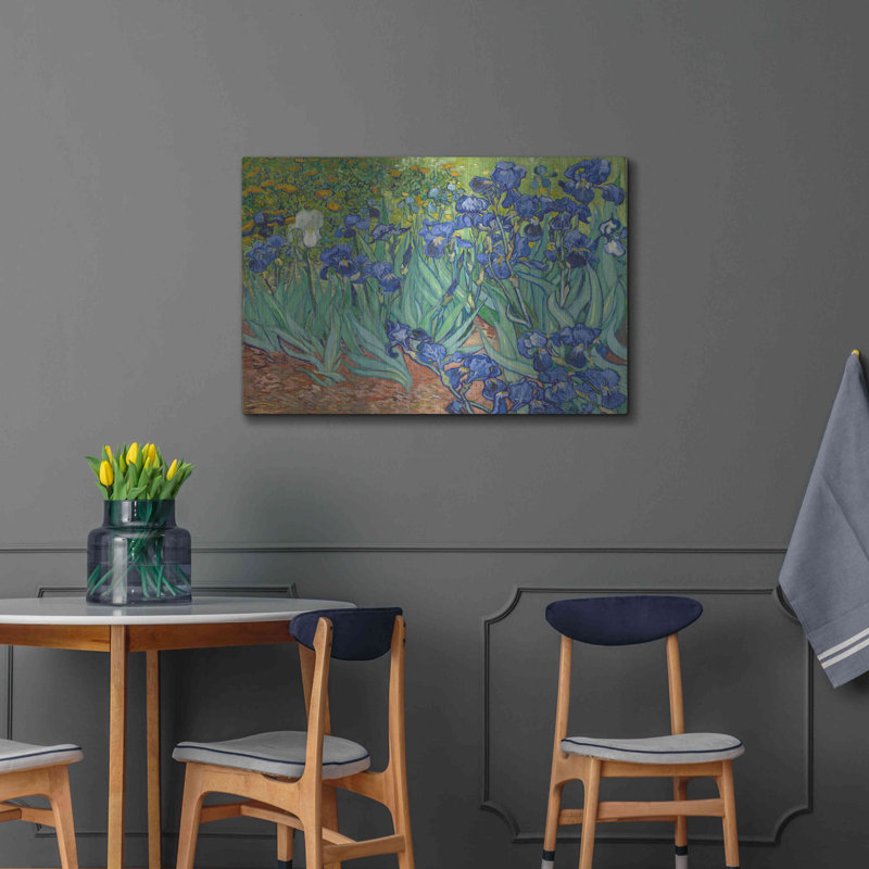 " Irises " by MASTERS, 24" H x 36" W