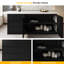 Îlot de cuisine 72 po avec rangement, armoire de cuisine avec coin salon et plateau en bois-83844235-83844232