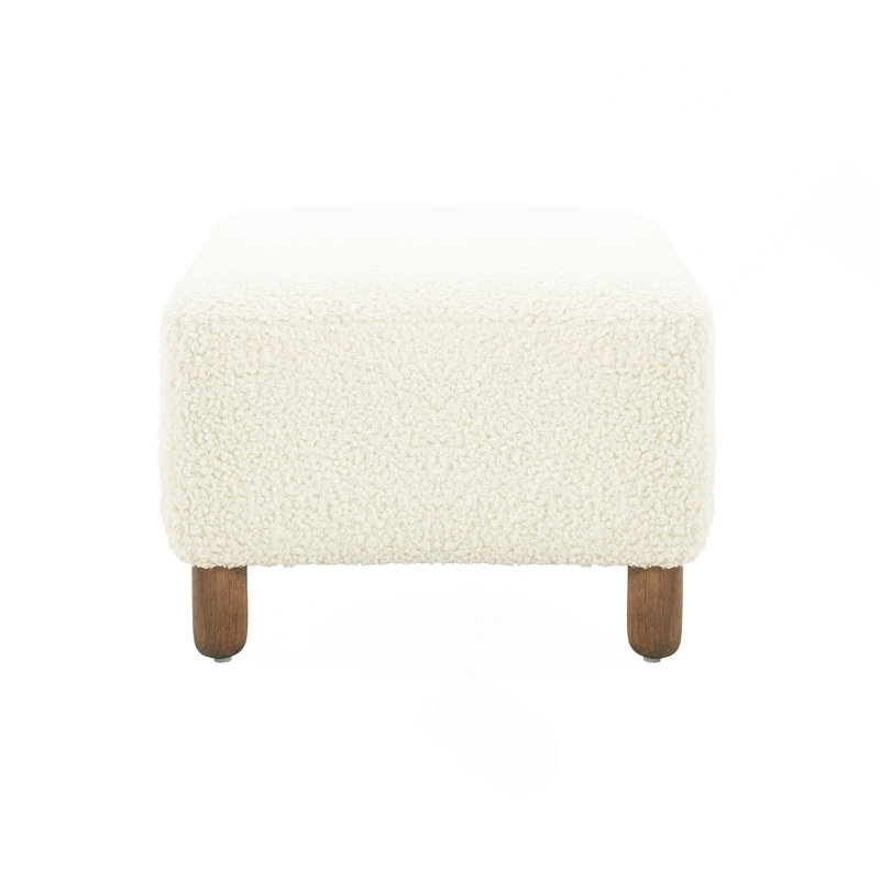 Comfortable Ottoman, White