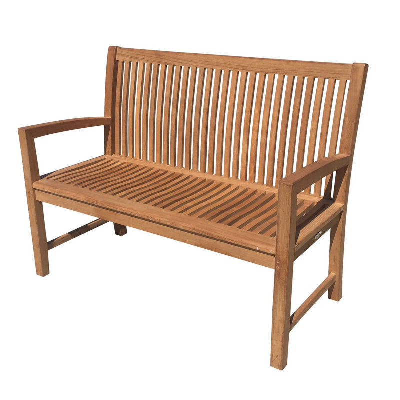 Banc d'extérieur en teck Nelvie, H 38 po x l 48 po x P 24 po