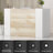 Camanche Rectangle Wood Reception Desk with Filing Cabinet