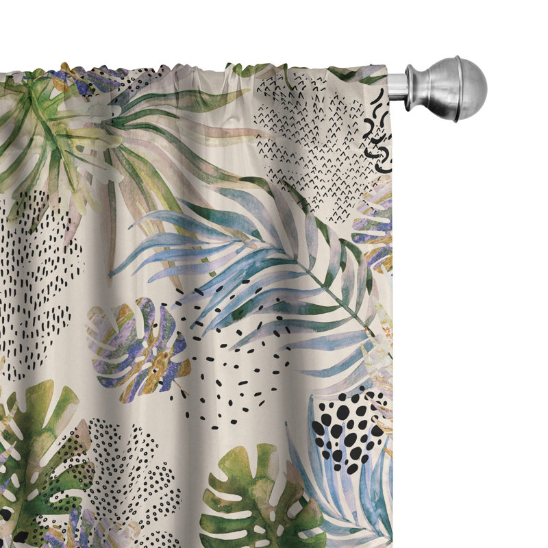Sobhie Room Darkening Curtain Pair, 28" W x 84" L