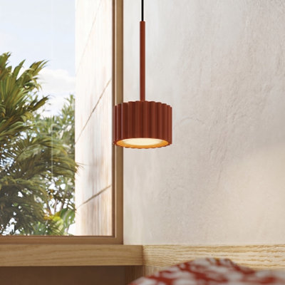 Aura 1 - Light Brushed Nickel Pendant