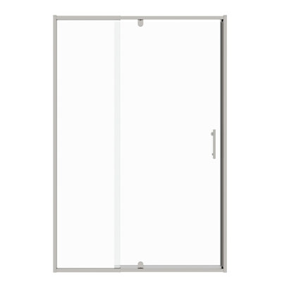 38 - 42" Pivot Swing Shower Door, 1/4" Tempered Glass, , Left & Right Universal, Easy Install, Magnetic Close, Leak- Structure Finish Glass X 71", Tempered, Reversible Closure, Leak Resistance