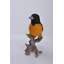 Statue oriole on branch