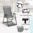 Bartold Premium All-Weather Wicker Outdoor Folding Dining Armchair