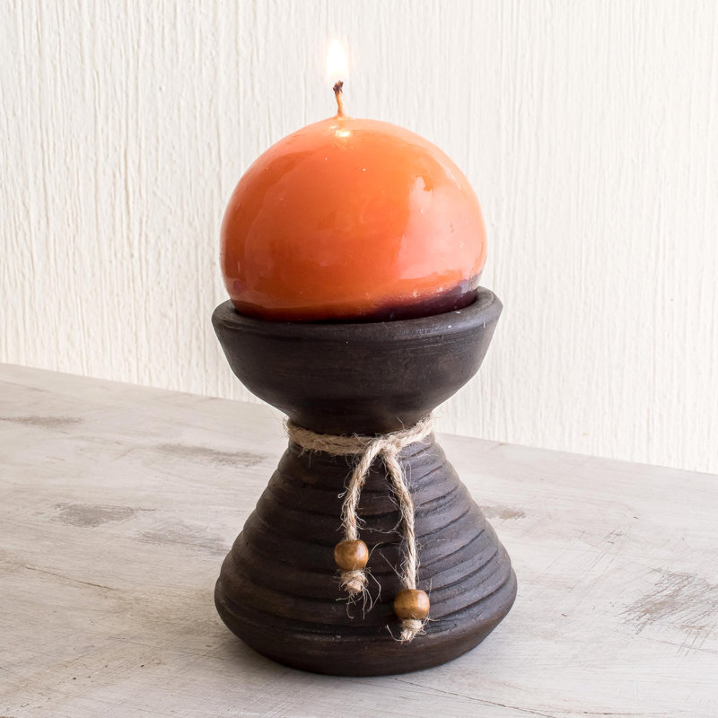 Novelty Candle with Ceramic Holder