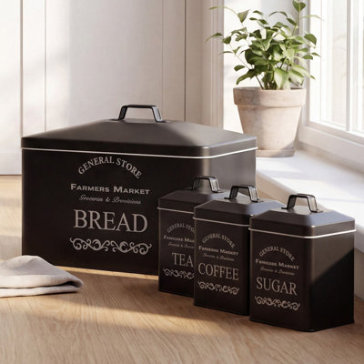 Bread Bin & Canister Sets Steel Canister