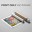«Bold Flourish I», impression sur toile seulement - non encadrée