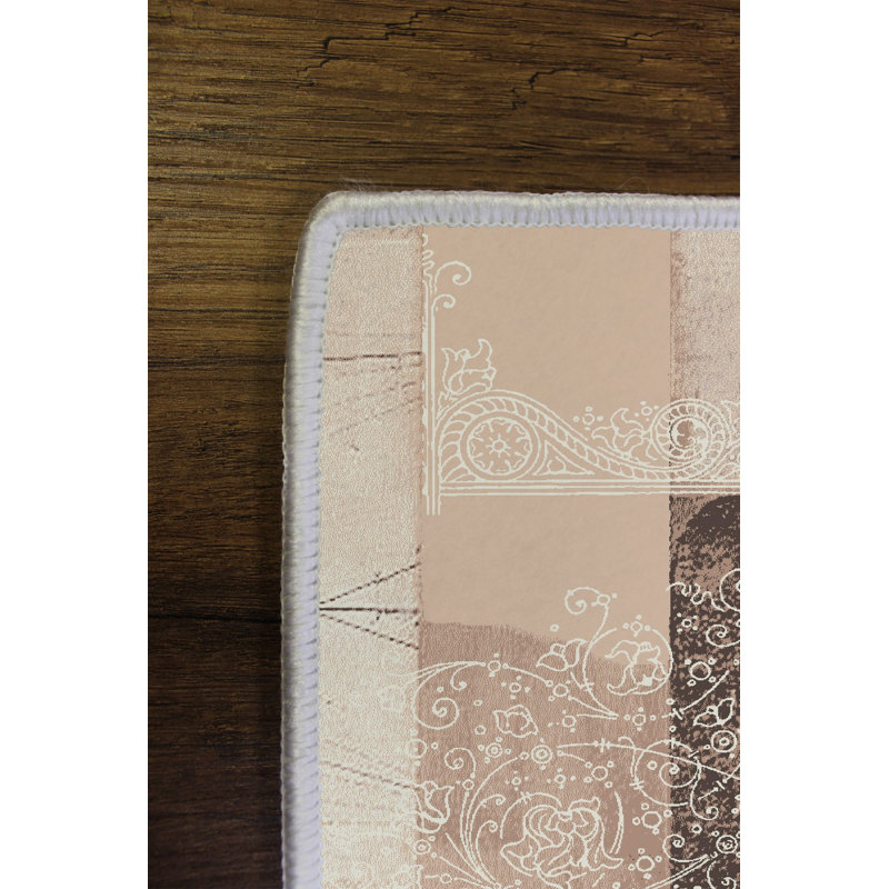 Eco-Friendly Polyester Carpet, 3.9 x 5.9 ft | Antibacterial, Non-Slip PVC Dot Underside, Machine Washable | Digital Print Design, 650 g/m², 0.2 in Pile Height | Perfect for Living Rooms, Bedrooms & Play Areas