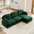 Chenille verte sélectionné
