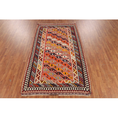 Tapis kilim à teinture végétale 5 x 9