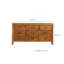 Commode d'appoint en bois massif Old Elm