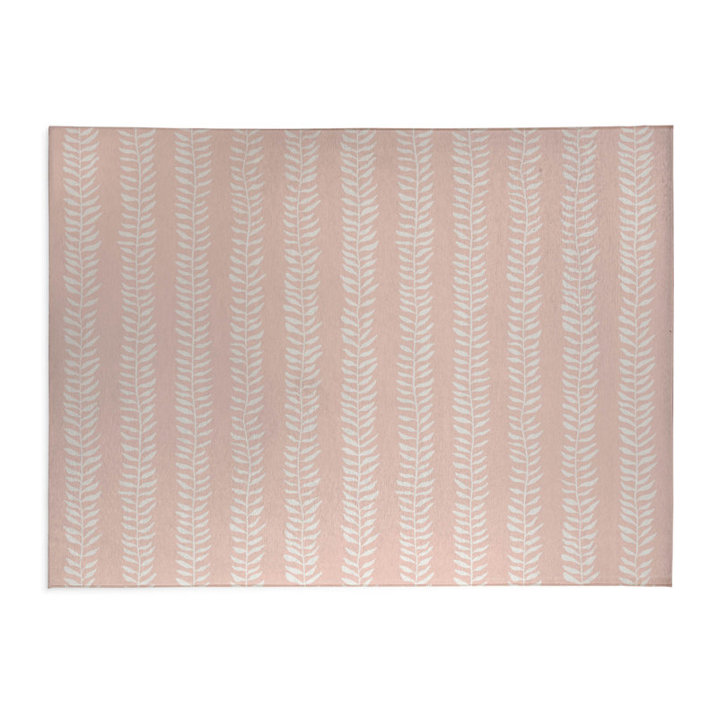 Tapis de cuisine Mystic Ivy, Rectangle 5 pi x 7 pi, Rose
