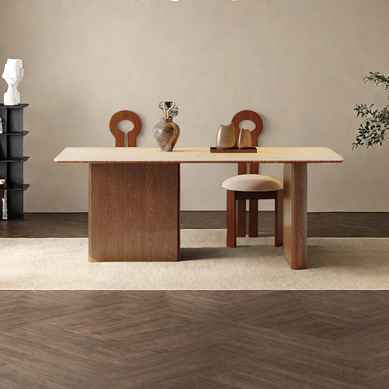 Rectangle Luxury Dining Table, 29.53"H x 62.99"L x 31.5"W