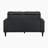 Upton 56'' Modern & Contemporary Top Grain Leather Loveseat with Durable Solid Wood & Plywood Frame-923243125