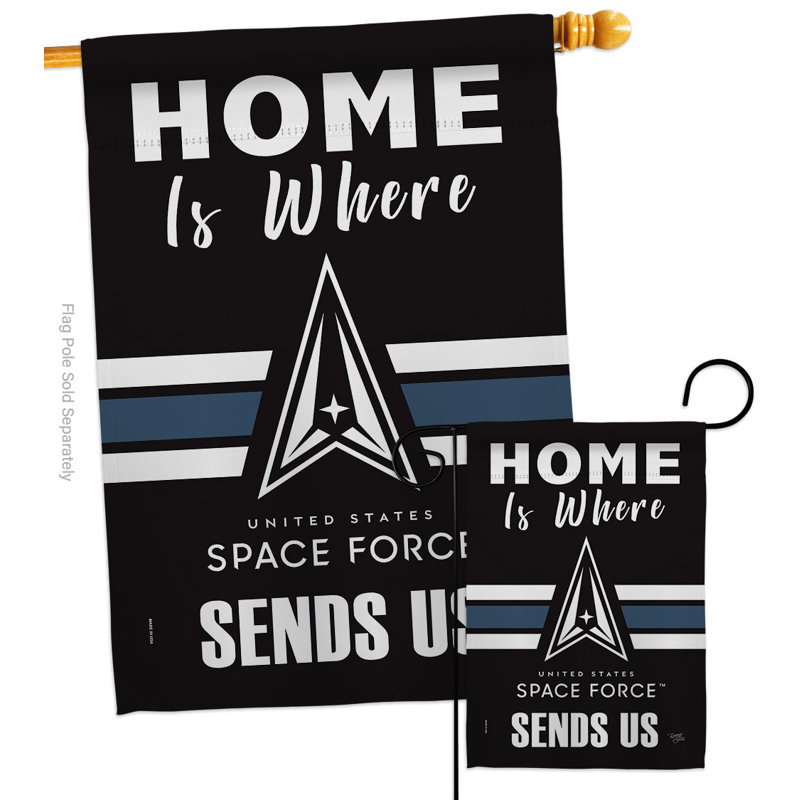 Double Sided 40'' H x 28'' W Polyester House Flag
