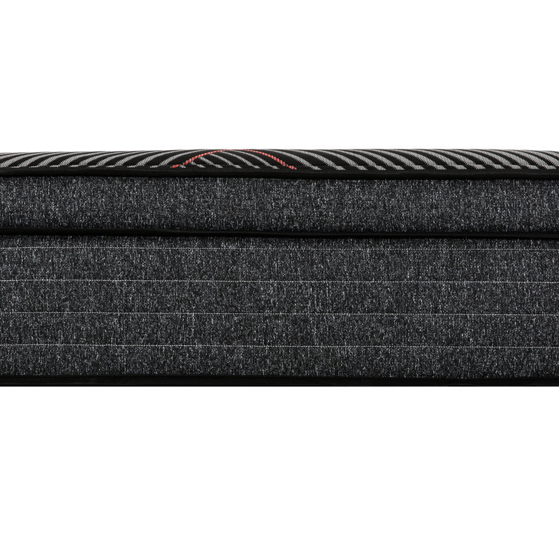 Matelas en mousse viscoélastique gélifiée de 15 pouces de très grande taille, support de bord, housse respirante, régulation de la température avec le dessus, mousse, refroidissement, convoluté pour la circulation de l'air