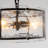 Jairdan 3-light Glass Drum Pendant-469694664