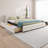 Chenille Upholstered Bed Frame With Storage, Comfortable Headboard And Solid Construction For Elegant Bedrooms-144270771-149188600
