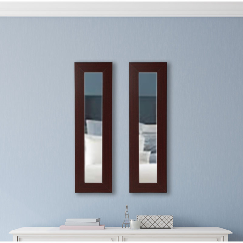 Ensemble de miroirs 2 pièces Billie-Rae, H 35,5 po x l 9,5 po