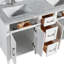 Ensemble de meuble-lavabo double 60 po avec miroir Monadnock-33560731