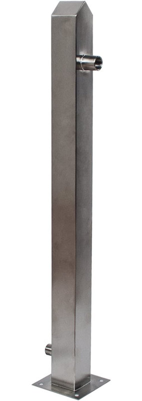 Outdoor Stainless Steel Column Fountain