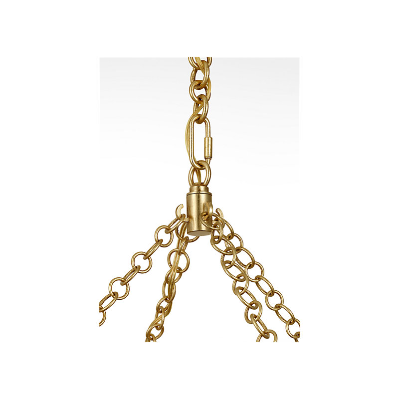 Julie Neill 12 - Light Chandelier, Gild