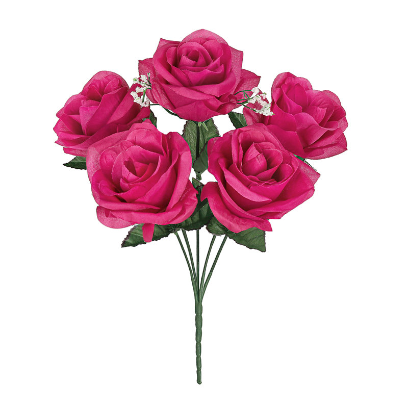Rosier artificiel ouvert, Rose millennial