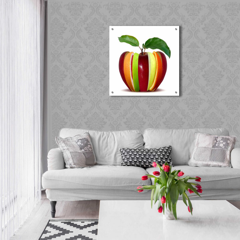 «Fruitful» par Epic Portfolio, art mural en verre acrylique, H 24 po x l 24 po x P 0,2 po