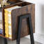 Table de chevet empilable en acier Kempst-1463026704