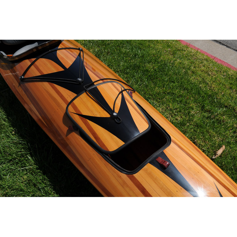 Kayak en bois avec des flèches de conception 17 pi
