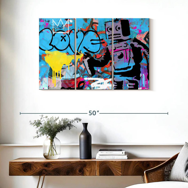 Tergel Love Robot, 24" H x 38" W