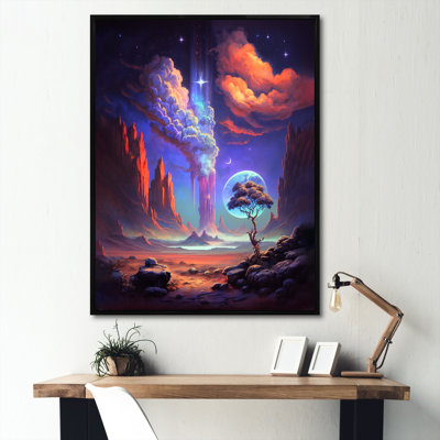 Fantasy Desert Dunes Landscape I " Fantasy Desert Dunes Landscape I "