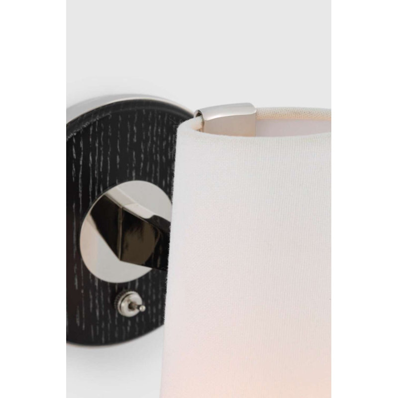 Olina 1 - Light Armed Sconce, Polished Nickel