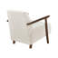 Chaise d'appoint en velours côtelé de conception moderne avec coussins de salon en bois massif-698068582