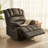 Large Manual Recliner Velvet Manual Recliner With Storage Pockets（Set Of 2)-1024472805