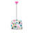 1 - Light Pink/Black Single Pendant