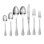 Ensemble de couverts en acier inoxydable satiné 62 pièces Lorren Home Trends, service pour 12 personnes, va au lave-vaisselle