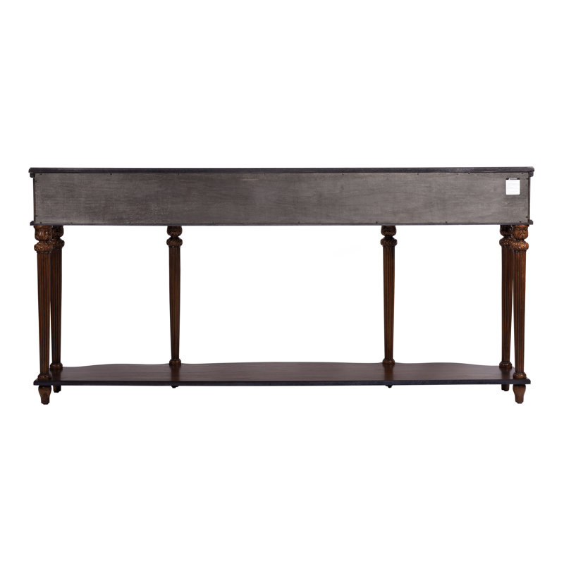 Peyton Console Table, Vintage Oak