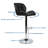 Amon Swivel Upholstered Faux Leather Adjustable Height Counter Stool-1480521316