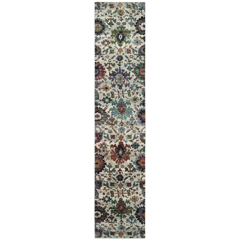 Tuma Oriental Indoor Rug, Runner 2'6" x 12'