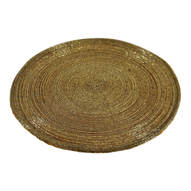 Belgr No Pattern Round Placemat