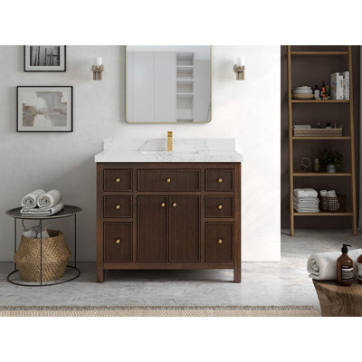 Teck de 42 po Sonoma X P 22 po De salle de bain D
