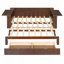 Lit de jour avec bureau et rangement-133284219