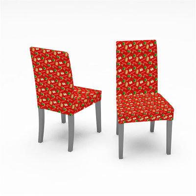 Housses de chaise de Noël père Noël (ensemble de 4)